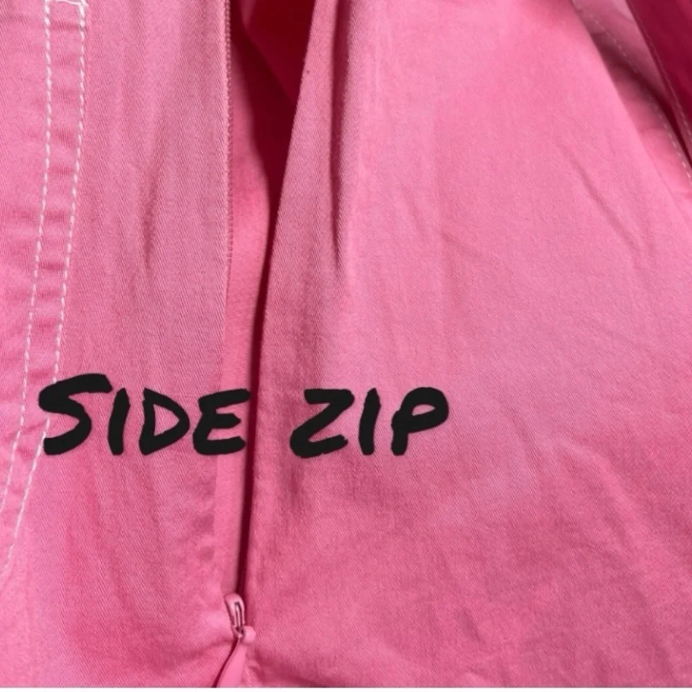 The Children’s Place Stretch Pink Scalloped Dress Size 8 - Picture 5 of 9